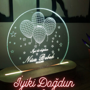 kişiye özel gece lambası