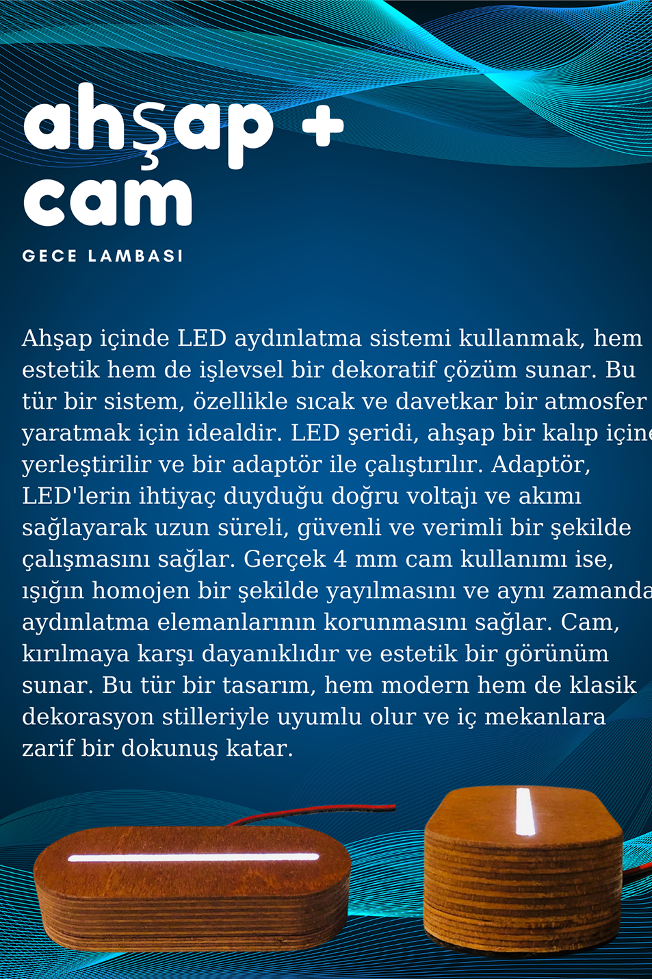 Atatürk Temalı Gece Lambası - ModelTRY017 - Görsel 4