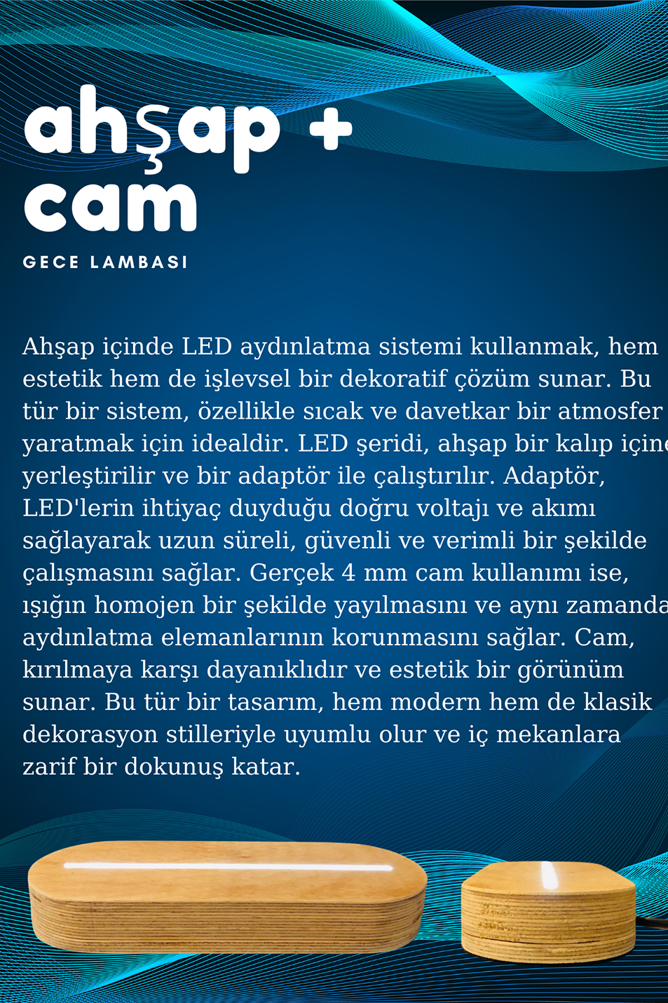 kişiye özel gece lambası