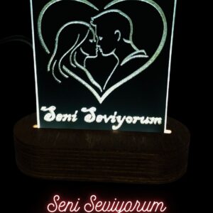 sevgiliye özel gece lambası