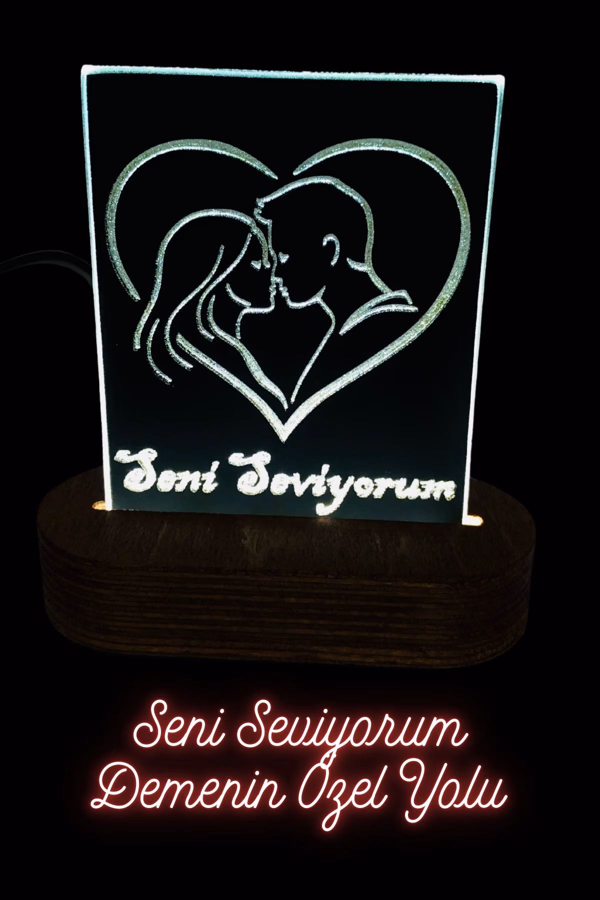 sevgiliye özel gece lambası
