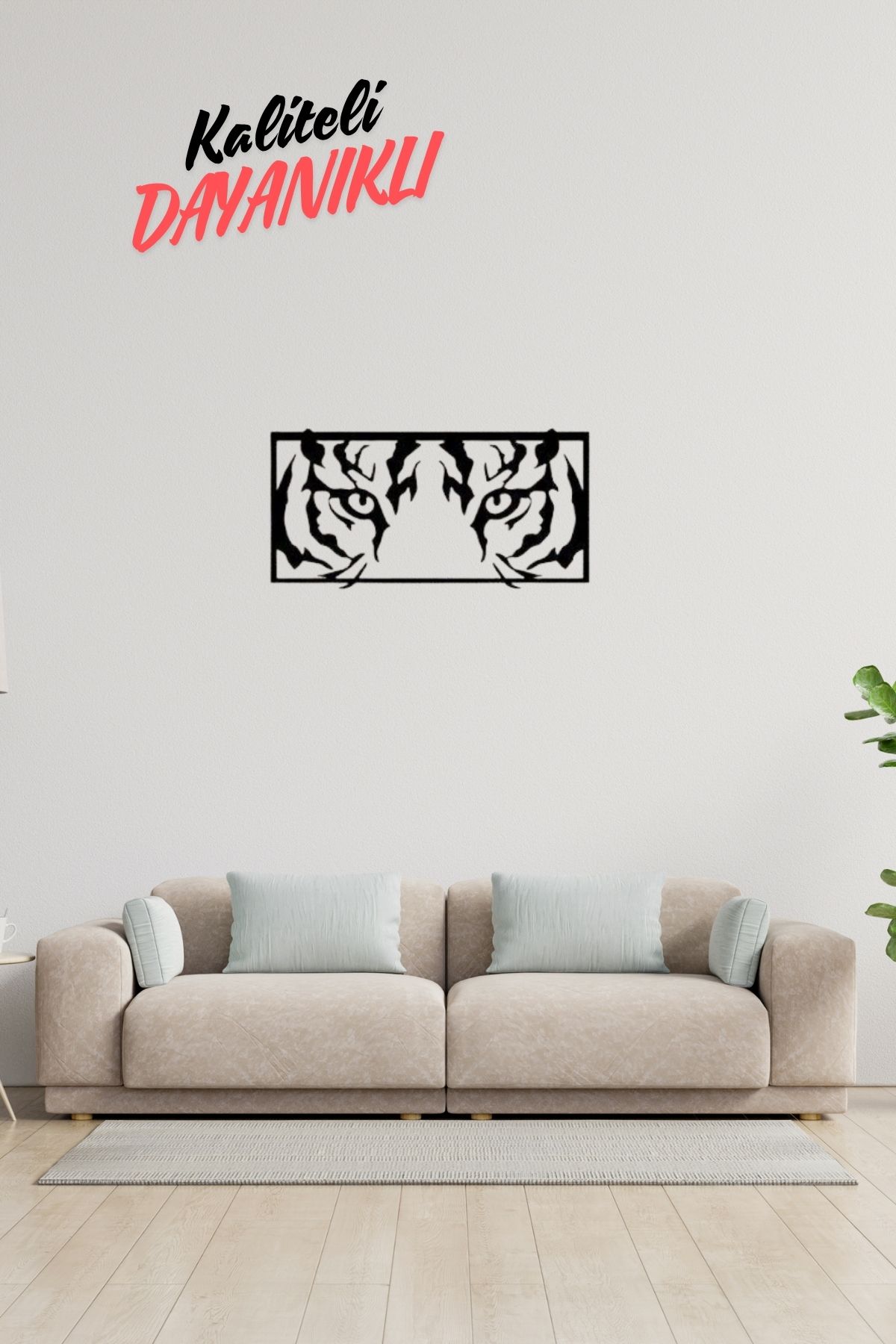 Kaplan Motifli Duvar Dekor Ürünü - ModelTRY030 - Görsel 2